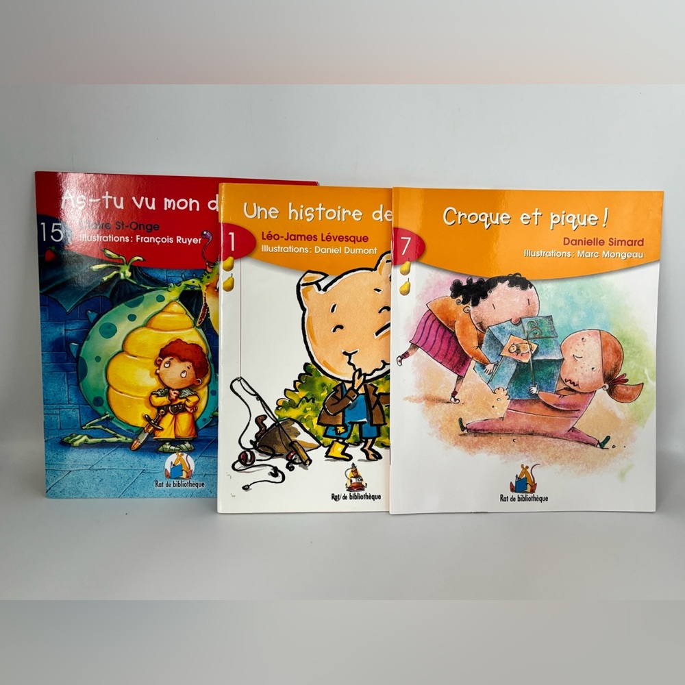 FRENCH 15 Early Readers Books Rat de Bibliothèque Levels 1-2 livres enfants - Picture 4 of 8